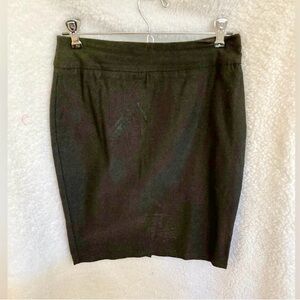 Kate Kasin Vintage Black Stretchy Side Zipper Pencil Mini Skirt Size Small